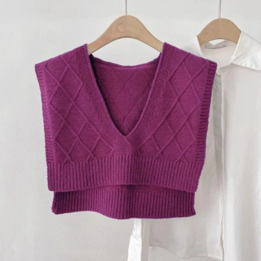 Áo Vest Nữ Thu Đông Cổ V Không Tay Dệt Kim Len - Đơn Giản, 2.024, Giá Ưu Đãi 183.600₫ 9