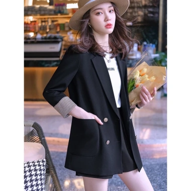 Áo vest nữ xanh rêu rộng dáng size lớn công sở Xuân Thu - Giá chỉ 689.748₫ 2