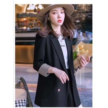 Áo vest nữ xanh rêu rộng dáng size lớn công sở Xuân Thu - Giá chỉ 689.748₫ 7