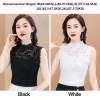 Áo Vest Ren Không Tay Nửa Cổ Cao Đen Hoa, Co Giãn Đẹp L-3XL - Giá 97.200₫ 2