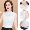 Áo Vest Ren Không Tay Nửa Cổ Cao Đen Hoa, Co Giãn Đẹp L-3XL - Giá 97.200₫ 4