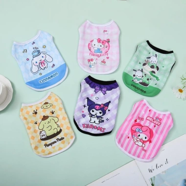 Áo Vest Sanrio cho Chó Lớn Cỡ Lớn, Thoáng Khí, Mát Mẻ, Siêu Dễ Thương - Giá 86.237₫ Áo Vest Sanrio cho Chó Lớn Cỡ Lớn, Thoáng Khí, Mát Mẻ, Siêu Dễ Thương - Giá 86.237₫