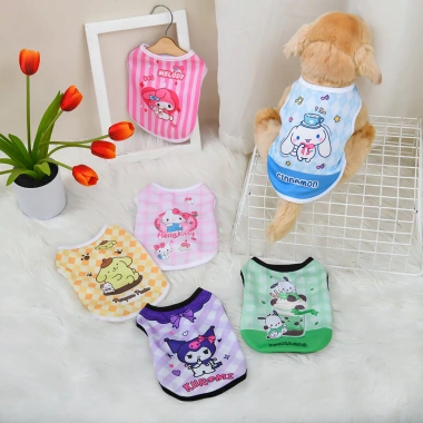 Áo Vest Sanrio cho Chó Lớn Cỡ Lớn, Thoáng Khí, Mát Mẻ, Siêu Dễ Thương - Giá 86.237₫ 4 Áo Vest Sanrio cho Chó Lớn Cỡ Lớn, Thoáng Khí, Mát Mẻ, Siêu Dễ Thương - Giá 86.237₫ 4
