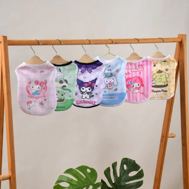 Áo Vest Sanrio cho Chó Lớn Cỡ Lớn, Thoáng Khí, Mát Mẻ, Siêu Dễ Thương - Giá 86.237₫ 5 Áo Vest Sanrio cho Chó Lớn Cỡ Lớn, Thoáng Khí, Mát Mẻ, Siêu Dễ Thương - Giá 86.237₫ 5
