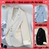 Áo vest tay phối trắng dài tay nữ, cúc giữa tay trẻ trung, giảm còn 189.000₫