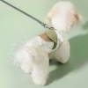 Áo Vest Thú Cưng Mùa Hè Mỏng Băng Lụa Túi Họa Tiết Khóa Kéo Cho Chó Mèo Giảm 270k 5