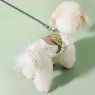 Áo Vest Thú Cưng Mùa Hè Mỏng Băng Lụa Túi Họa Tiết Khóa Kéo Cho Chó Mèo Giảm 270k