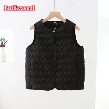 Áo vest thu đông cho phụ nữ lớn tuổi size lớn, ấm áp, giảm giá 18% chỉ 169.977₫