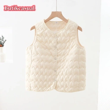 Áo vest thu đông cho phụ nữ lớn tuổi size lớn, ấm áp, giảm giá 18% chỉ 169.977₫