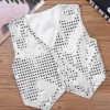 Áo vest trẻ em bé trai Nyeemya lấp lánh kim sa - Trang phục jazz dance sân khấu, 213.840₫ 4