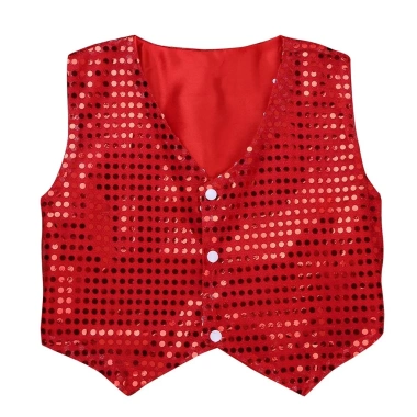 Áo vest trẻ em bé trai Nyeemya lấp lánh kim sa - Trang phục jazz dance sân khấu, 213.840₫ 9