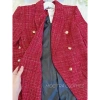 Áo vest tweed Quảng Châu 2 lớp dày dặn khuy đồng - Áo khoác mùa đông nữ 439k 7