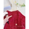 Áo vest tweed Quảng Châu 2 lớp dày dặn khuy đồng - Áo khoác mùa đông nữ 439k 9