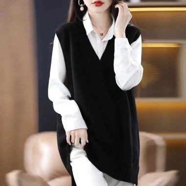 Áo Vest Xanh Hải Quân Nữ Kích Thước Lớn Dài Dệt Kim Cổ V Áo Chui Đầu Giá 170.640₫ 5 Áo Vest Xanh Hải Quân Nữ Kích Thước Lớn Dài Dệt Kim Cổ V Áo Chui Đầu Giá 170.640₫ 5