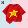 Áo Việt Nam BabyloveGO bé Cờ đỏ sao vàng, cotton mềm mịn thoáng mát, 89.000₫ 7