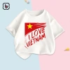 Áo Việt Nam BabyloveGO bé Cờ đỏ sao vàng, cotton mềm mịn thoáng mát, 89.000₫ 8