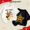 Áo Việt Nam cho bé BabyloveGO 2-9, áo phông thun cotton mềm mịn thoáng mát 89.000₫ 2