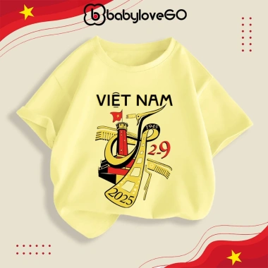 Áo Việt Nam cho bé BabyloveGO 2-9, áo phông thun cotton mềm mịn thoáng mát 89.000₫ 7 Áo Việt Nam cho bé BabyloveGO 2-9, áo phông thun cotton mềm mịn thoáng mát 89.000₫ 7