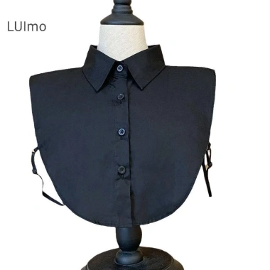 Áo Vintage Nữ Ren Cổ Giả Đa Năng, Tháo Rời, Khăn Choàng Điều Chỉnh, Nửa Chiều Dài SBS 4