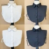 Áo Vintage Nữ Ren Cổ Giả Đa Năng, Tháo Rời, Khăn Choàng Điều Chỉnh, Nửa Chiều Dài SBS 5