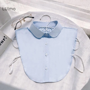 Áo Vintage Nữ Ren Cổ Giả Đa Năng, Tháo Rời, Khăn Choàng Điều Chỉnh, Nửa Chiều Dài SBS 10