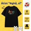 Áo Vớ Vẩn Áo thun Nghệ Sĩ Oversize Premium Cotton 4 chiều Meme Hài Hước Nam Nữ 3