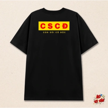 Áo Vớ Vẩn CSCĐ Con Sói Cô Độc - Áo Thun Oversize Hài Hước Premium Cotton 4 chiều Nam Nữ Mùa Hè 250k 5