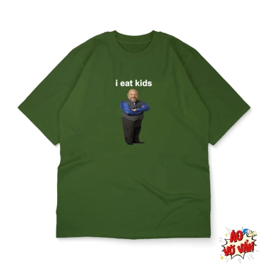 Áo Vớ Vẩn I eat kids meme hài - Áo thun cotton 4 chiều nam nữ giảm giá 245k 6