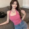 Áo vòng cổ yếm croptop nhiều màu dáng ngắn sexy Giá chỉ 63.900đ giảm mạnh