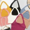 Áo vòng cổ yếm croptop nhiều màu dáng ngắn sexy Giá chỉ 63.900đ giảm mạnh 3