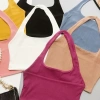 Áo vòng cổ yếm croptop nhiều màu dáng ngắn sexy Giá chỉ 63.900đ giảm mạnh 4