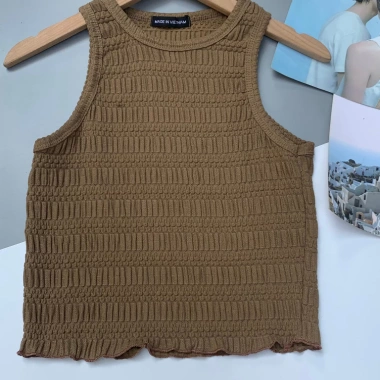 Áo Xốp Nhăn 3 Lỗ Tròn Sát Nách - Mềm Mại, Mát Mẻ, Giá Ưu Đãi 102.950đ 5