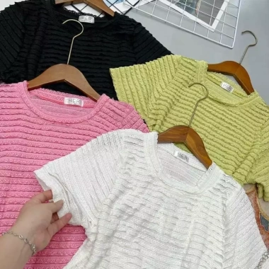 Áo xốp ren sóng màu xinh, chất mềm, giảm giá chỉ 103.500 VND thời trang nữ 2.024