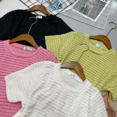 Áo xốp ren sóng màu xinh, chất mềm, giảm giá chỉ 103.500 VND thời trang nữ 2.024