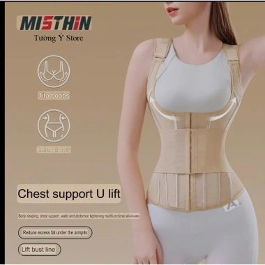 Áo Xương Định Hình Dáng Nữ - Giảm Mỡ Bụng, Nâng Lưng, Cột Sống, Eo Thon 615k
