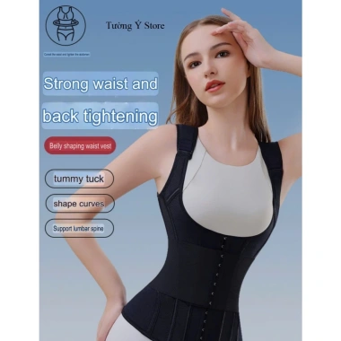 Áo Xương Định Hình Dáng Nữ - Giảm Mỡ Bụng, Nâng Lưng, Cột Sống, Eo Thon 615k