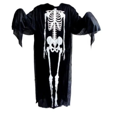 Áo xương Halloween kèm mặt nạ hoá trang - Áo thần chết cosplay giảm giá 48k