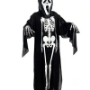 Áo xương Halloween kèm mặt nạ hoá trang - Áo thần chết cosplay giảm giá 48k 3
