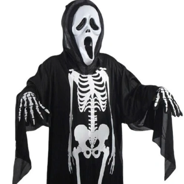 Áo xương Halloween kèm mặt nạ hoá trang - Áo thần chết cosplay giảm giá 48k 5 Áo xương Halloween kèm mặt nạ hoá trang - Áo thần chết cosplay giảm giá 48k 5