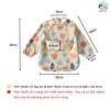Áo yếm ăn dặm cao cấp PU siêu mềm, chống thấm, độ bền cao, dễ vệ sinh cho bé - Giá chỉ 189.900₫ 2