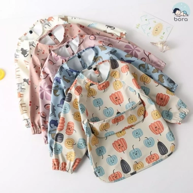 Áo yếm ăn dặm cao cấp PU siêu mềm, chống thấm, độ bền cao, dễ vệ sinh cho bé - Giá chỉ 189.900₫ 4