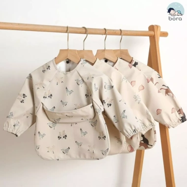 Áo yếm ăn dặm cao cấp PU siêu mềm, chống thấm, độ bền cao, dễ vệ sinh cho bé - Giá chỉ 189.900₫ 8