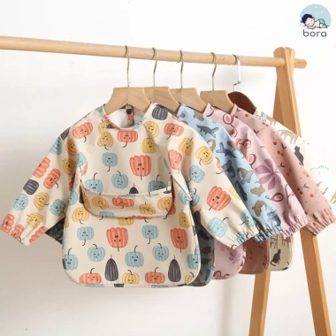 Áo yếm ăn dặm cao cấp PU siêu mềm, chống thấm, độ bền cao, dễ vệ sinh cho bé - Giá chỉ 189.900₫ 9