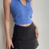 Áo yếm gân croptop cổ bẻ hở lưng xinh – Giá chỉ 99.000đ, giảm từ 126.720đ 2