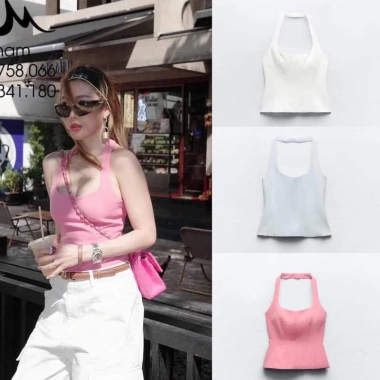 Áo yếm hồng body Zara xuất khẩu - Thiết kế sang trọng, giá chỉ 299.000 VND 4