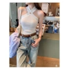 Áo Yếm Nữ Cổ Chéo Chất Đẹp Bóng Bẩy – Thời Trang Nữ, Đường May Tinh Tế, Giá 69,580 VND 3