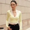 Áo yếm ren mỏng + cardigan thun gân lụa co giãn - BST Tháng 11.2.025, giá ưu đãi 398.000 6
