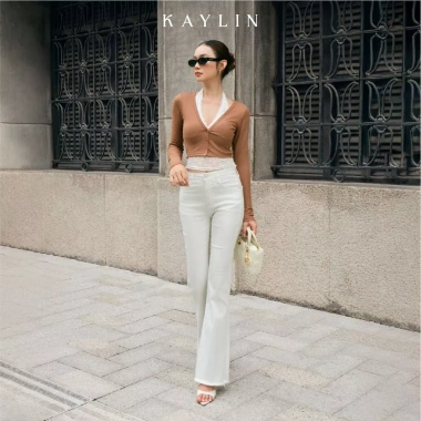 Áo yếm ren mỏng + cardigan thun gân lụa co giãn - BST Tháng 11.2.025, giá ưu đãi 398.000 9