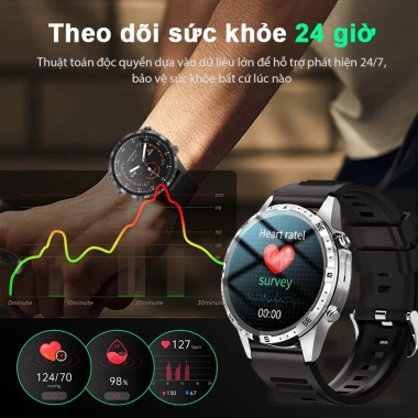 Aolon GT5 Pro – Đồng hồ thông minh 2 dây đeo, la bàn, đo nhịp tim, phong cách công sở, chỉ 949.000₫ 7 Aolon GT5 Pro – Đồng hồ thông minh 2 dây đeo, la bàn, đo nhịp tim, phong cách công sở, chỉ 949.000₫ 7