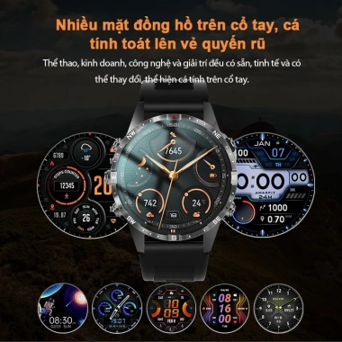 Aolon GT5 Pro – Đồng hồ thông minh 2 dây đeo, la bàn, đo nhịp tim, phong cách công sở, chỉ 949.000₫
